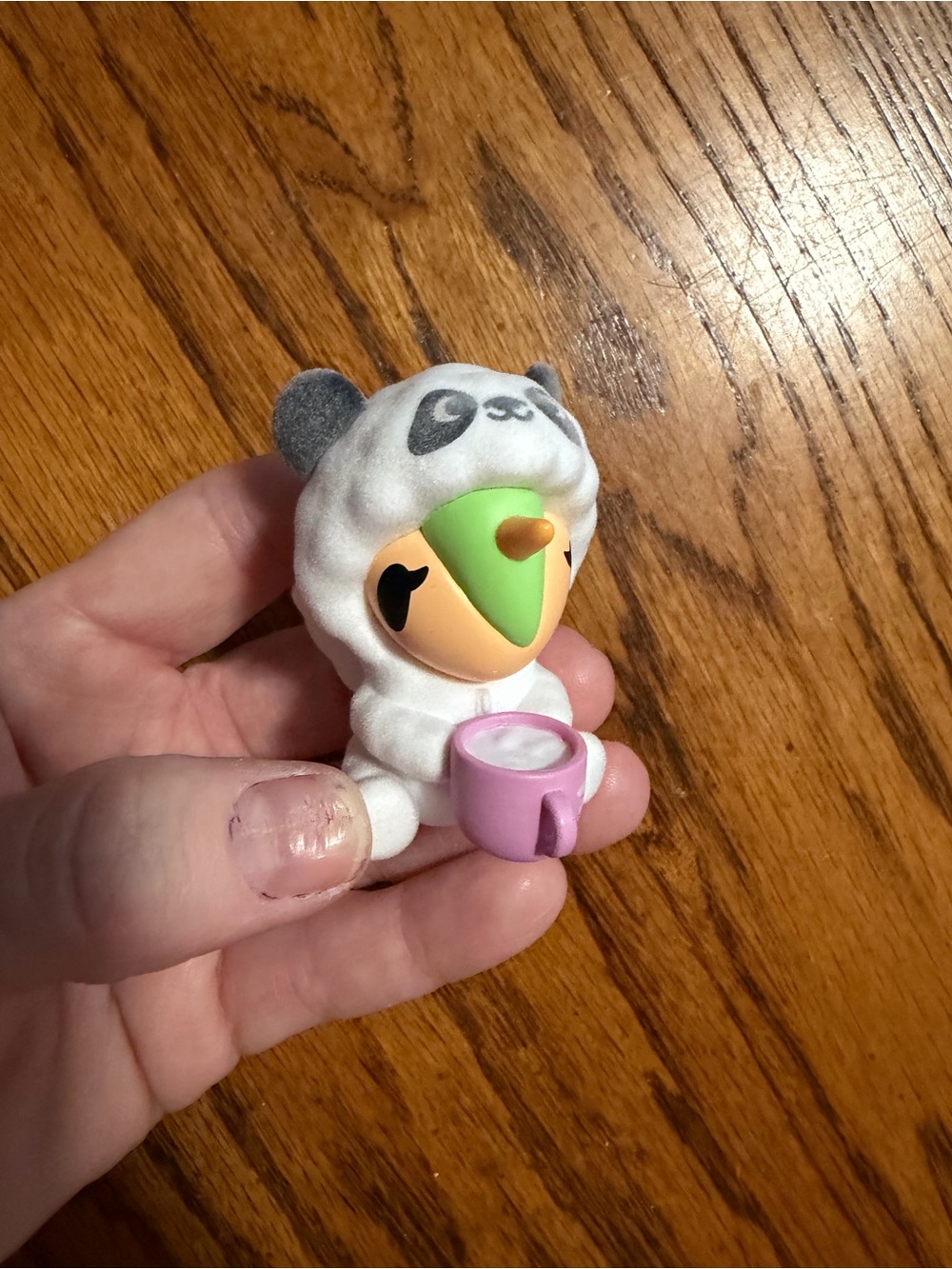 Tokidoki Cozy Unicorno Panda Costume Flocked Vinyl Minifigure